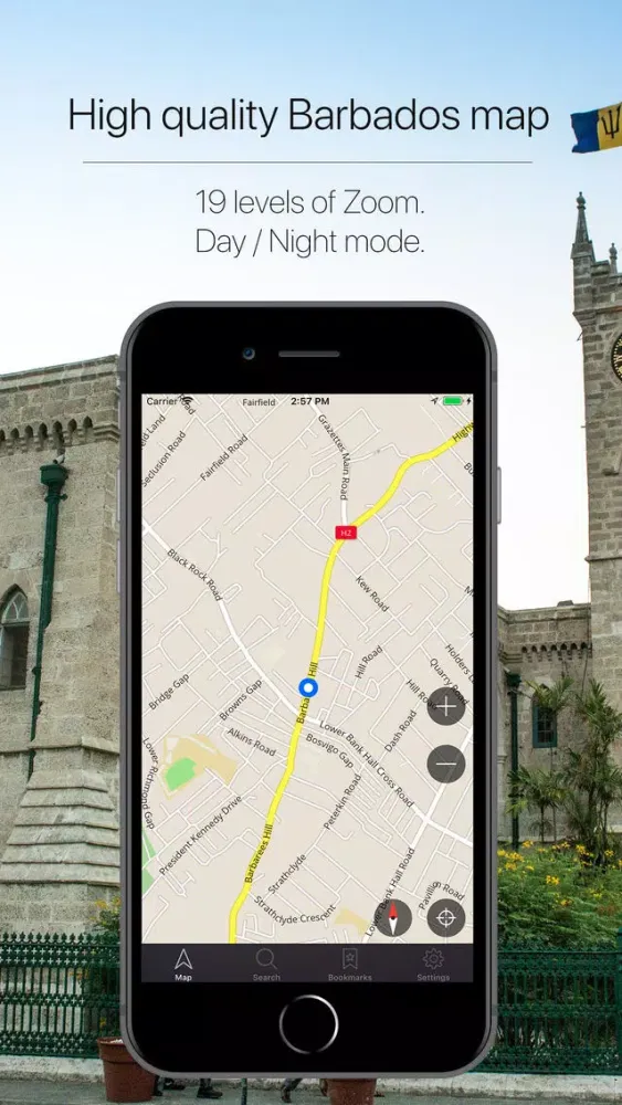 Ảnh chụp màn hình của Barbados Offline Navigation