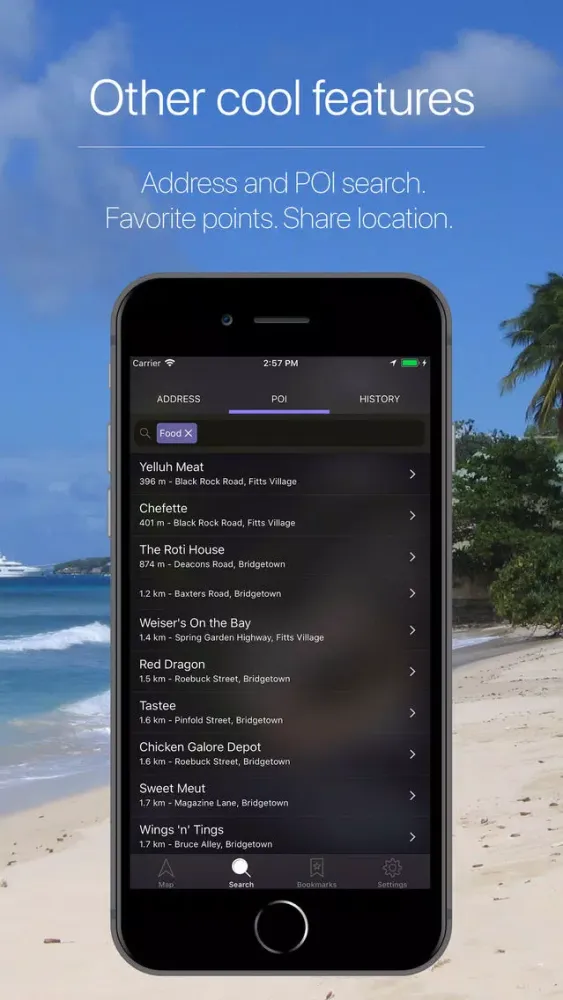 Ảnh chụp màn hình của Barbados Offline Navigation