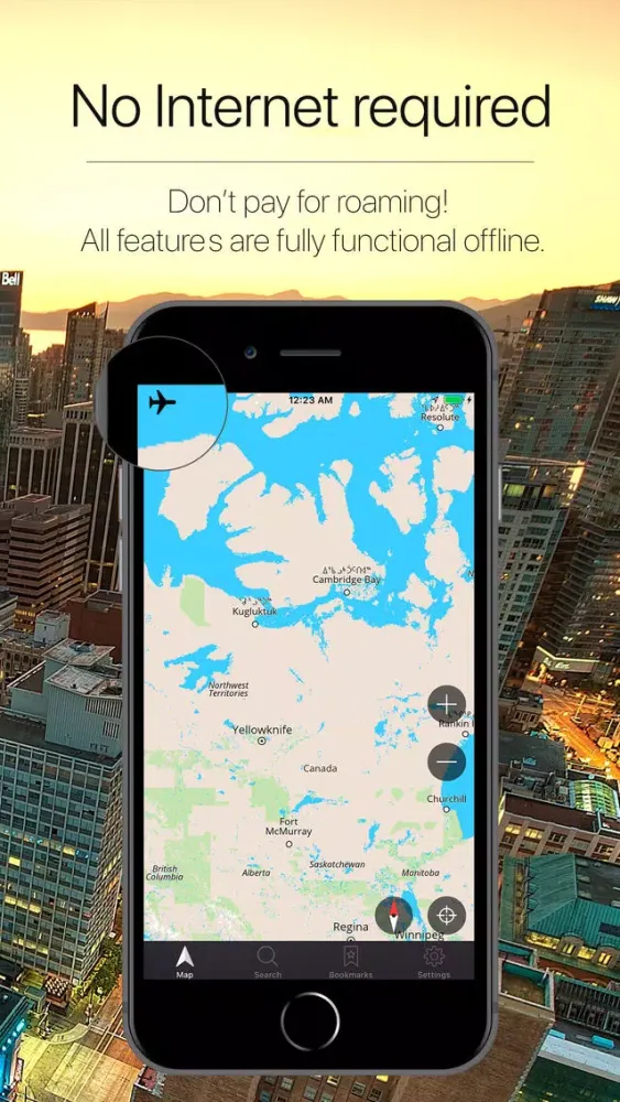 Capturas de tela do Canada Offline Navigator
