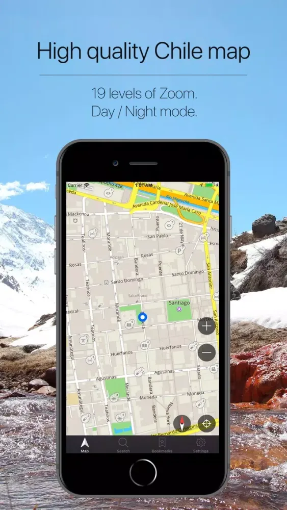 ภาพหน้าจอของ Chile Offline Navigation