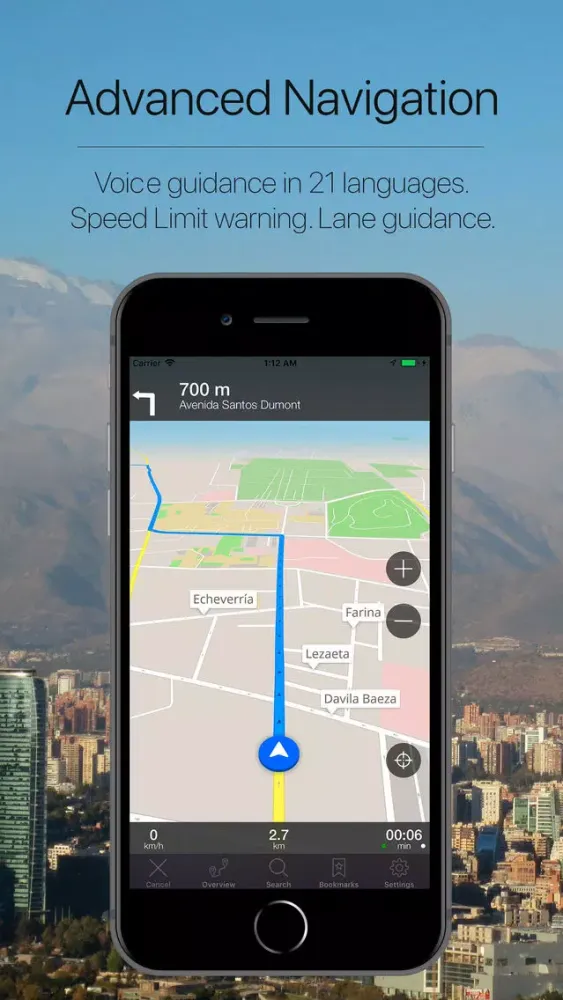 ภาพหน้าจอของ Chile Offline Navigation