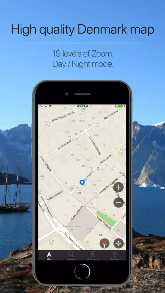 Скриншоты Denmark Offline Navigation