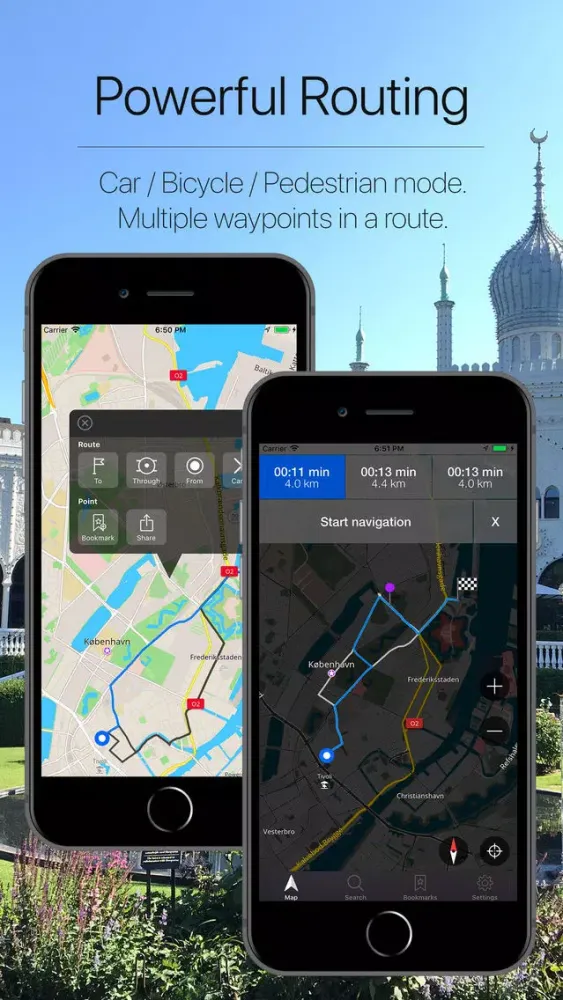 Скриншоты Denmark Offline Navigation