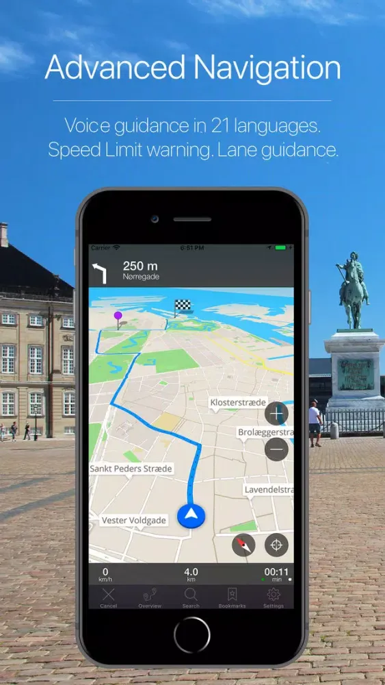 Скриншоты Denmark Offline Navigation