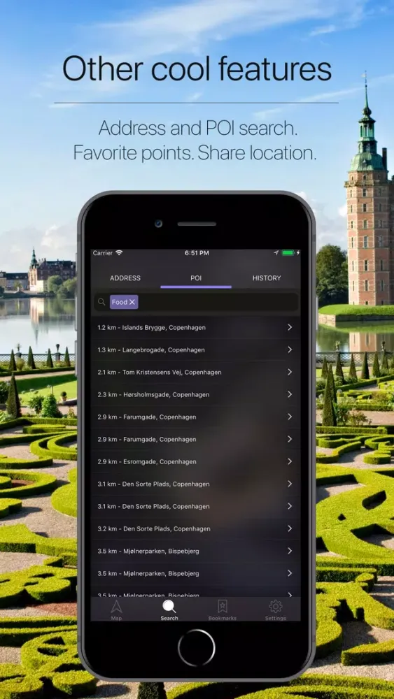 Скриншоты Denmark Offline Navigation