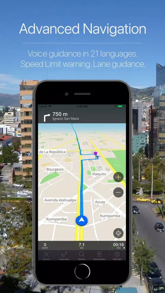 Screenshot di Ecuador Offline Navigation