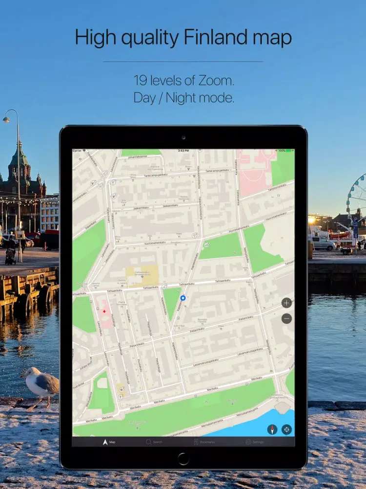 Tangkapan layar Finland Offline Navigation iPad 