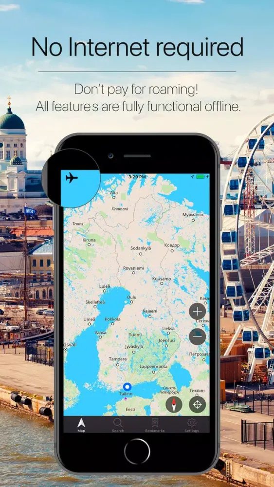 Tangkapan layar Finland Offline Navigation