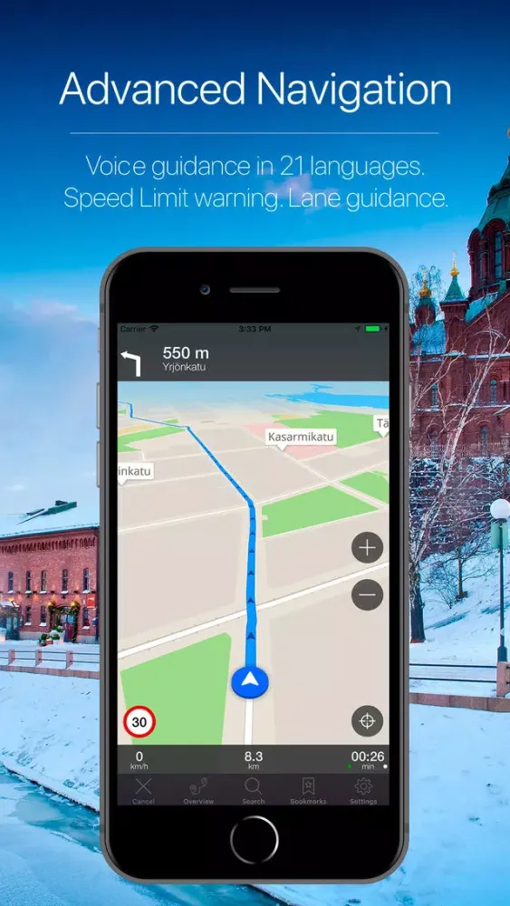 Tangkapan layar Finland Offline Navigation
