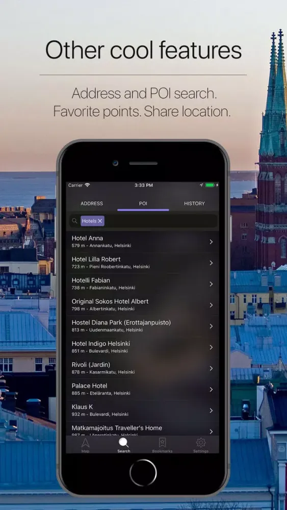 Tangkapan layar Finland Offline Navigation