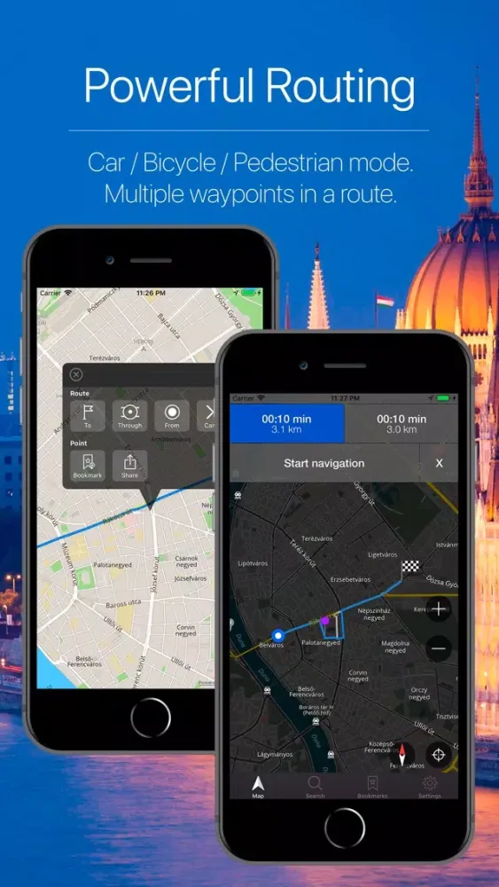 Hungary Offline Navigation स्क्रीनशॉट