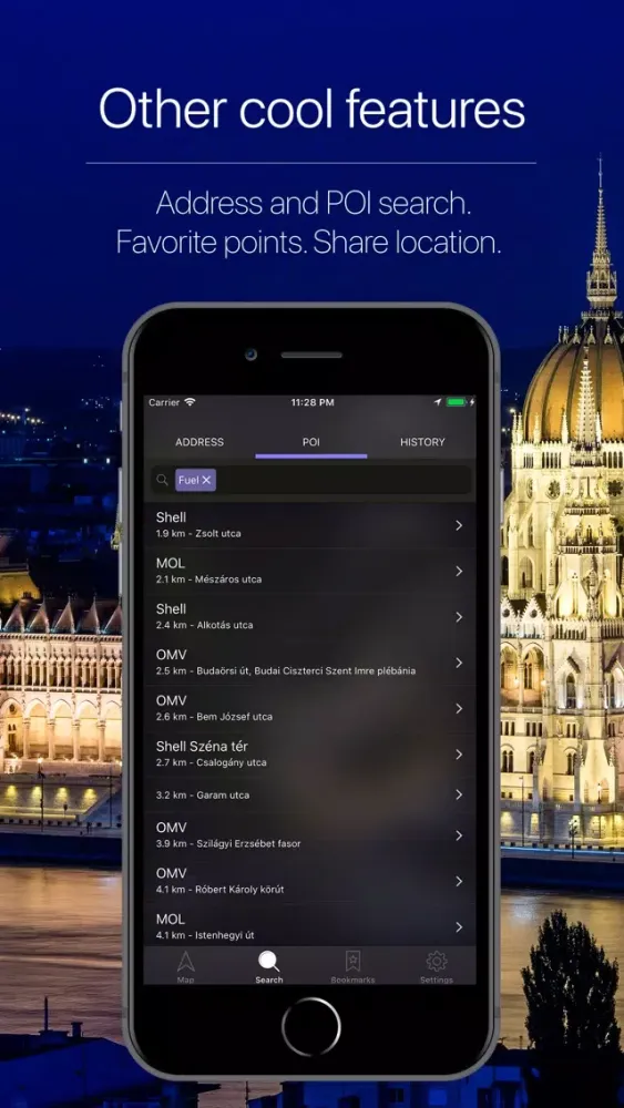 Hungary Offline Navigation स्क्रीनशॉट