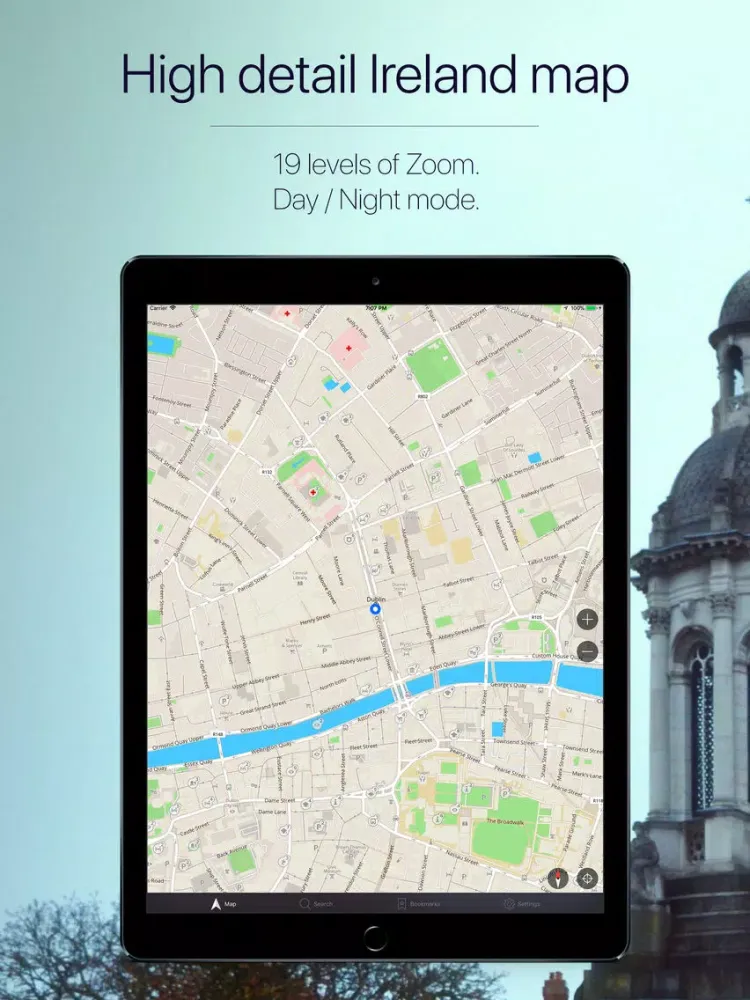 Ireland Offline Navigation iPad  Screenshots