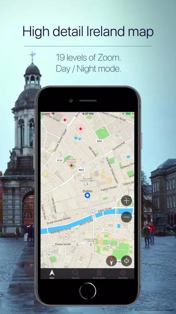 Ireland Offline Navigation Screenshots