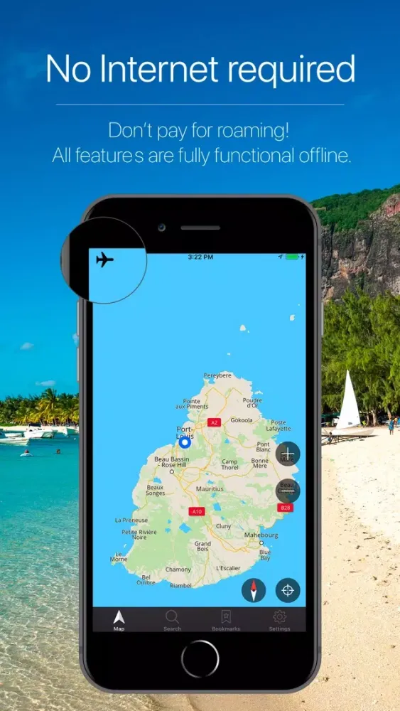 Zrzuty ekranu Mauritius Offline Navigation