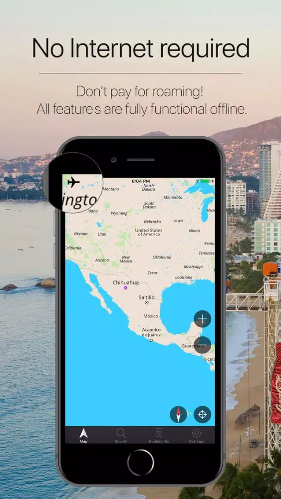 ภาพหน้าจอของ Mexico Offline Navigation