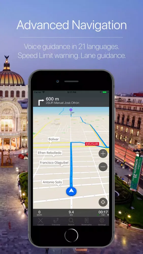 ภาพหน้าจอของ Mexico Offline Navigation