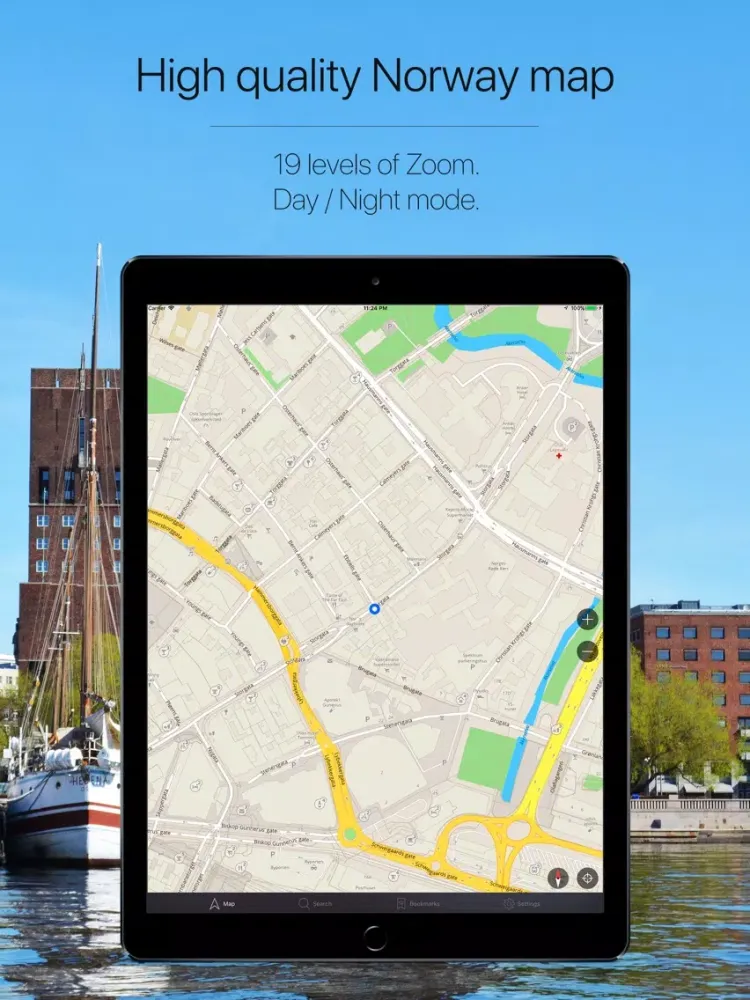 Norway Offline Navigation iPad 应用截图