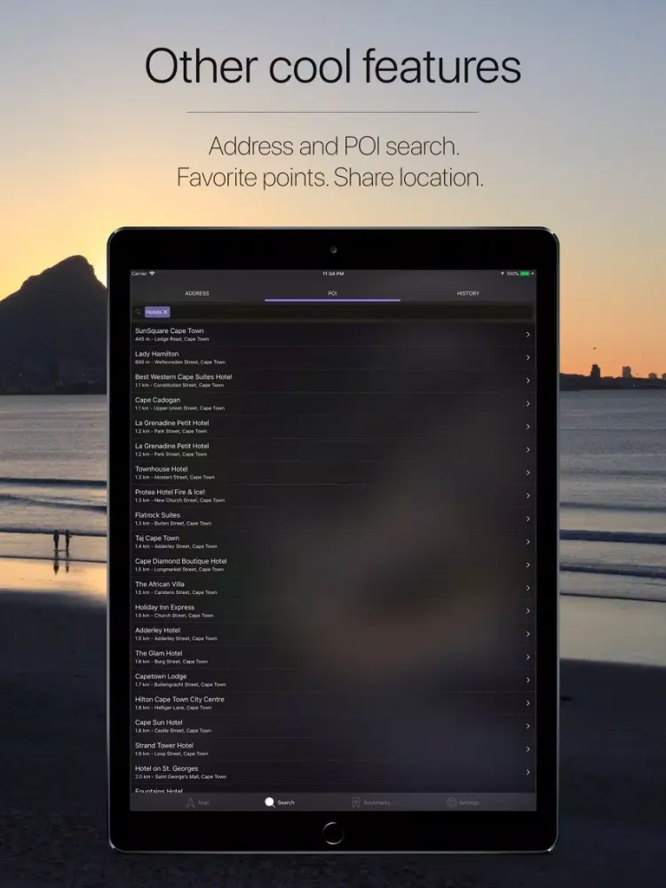 Capturas de tela do South Africa Navigation iPad 
