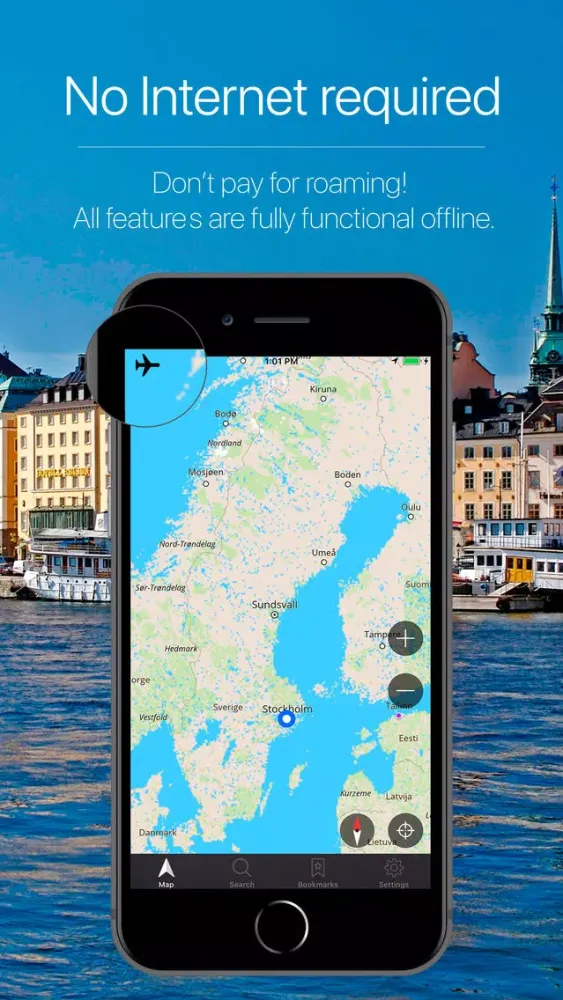 Скриншоты Sweden Offline Navigation