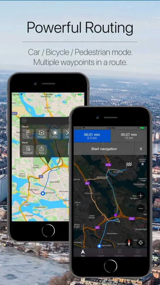 Скриншоты Sweden Offline Navigation