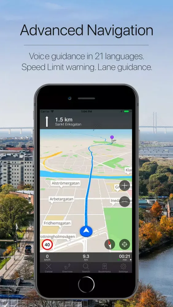 Скриншоты Sweden Offline Navigation