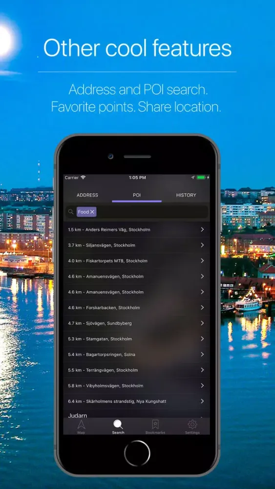 Скриншоты Sweden Offline Navigation