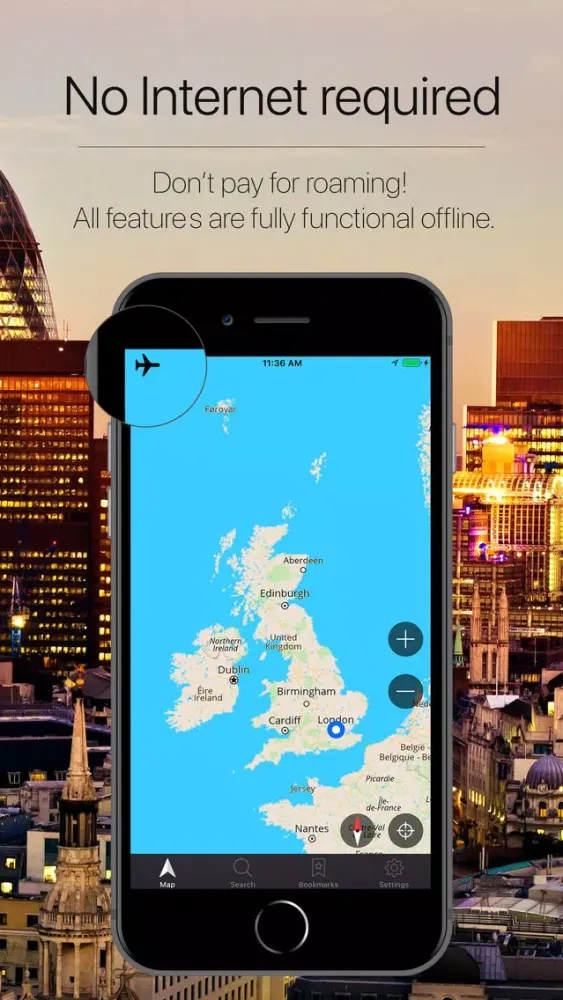 Capturas de pantalla de UK Offline Navigation