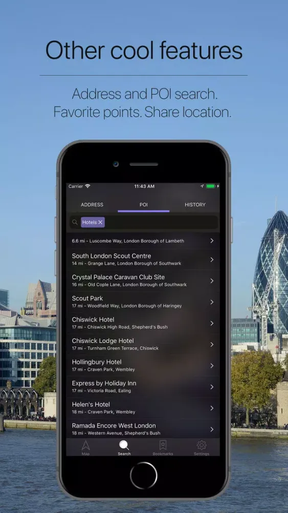 Capturas de pantalla de UK Offline Navigation
