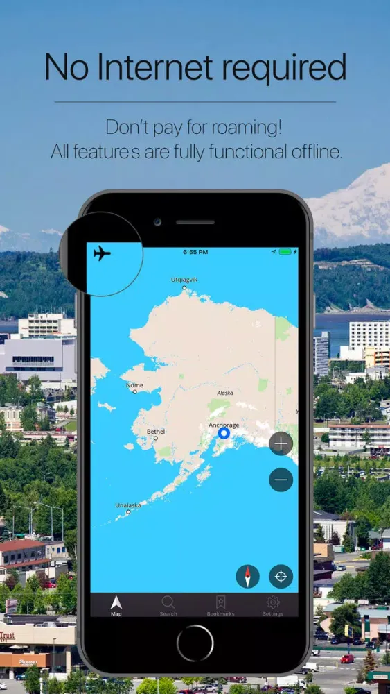 Capturas de pantalla de Alaska, USA Offline Navigation
