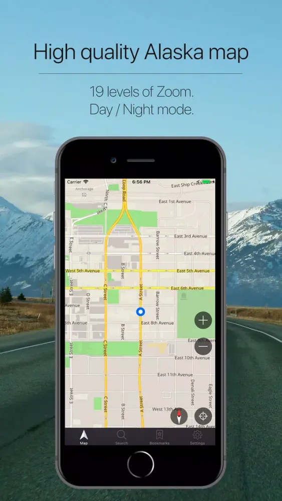 Capturas de pantalla de Alaska, USA Offline Navigation
