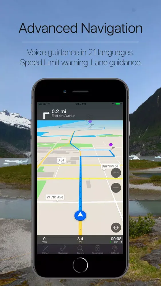 Capturas de pantalla de Alaska, USA Offline Navigation