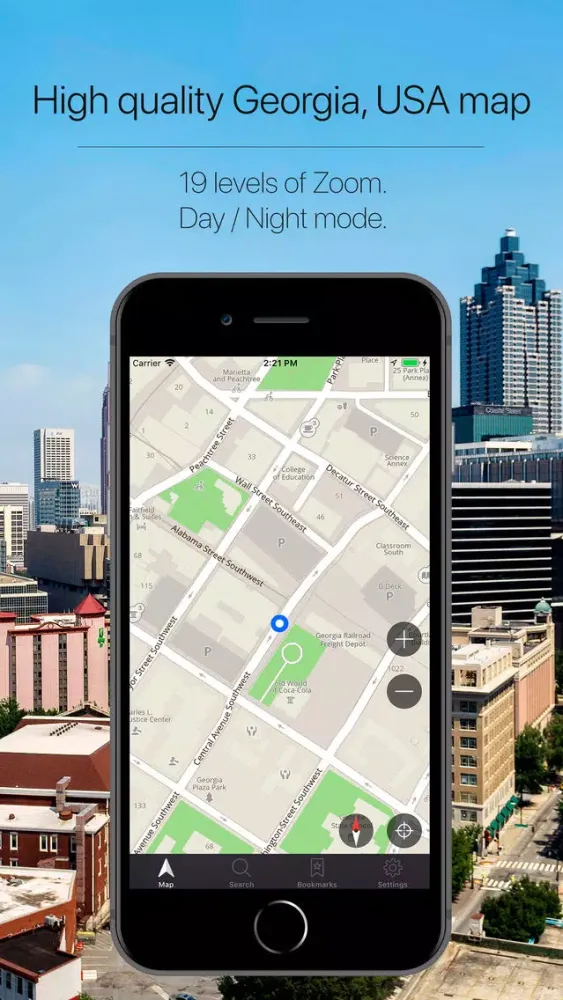 Capturas de pantalla de Georgia, US Offline Navigation