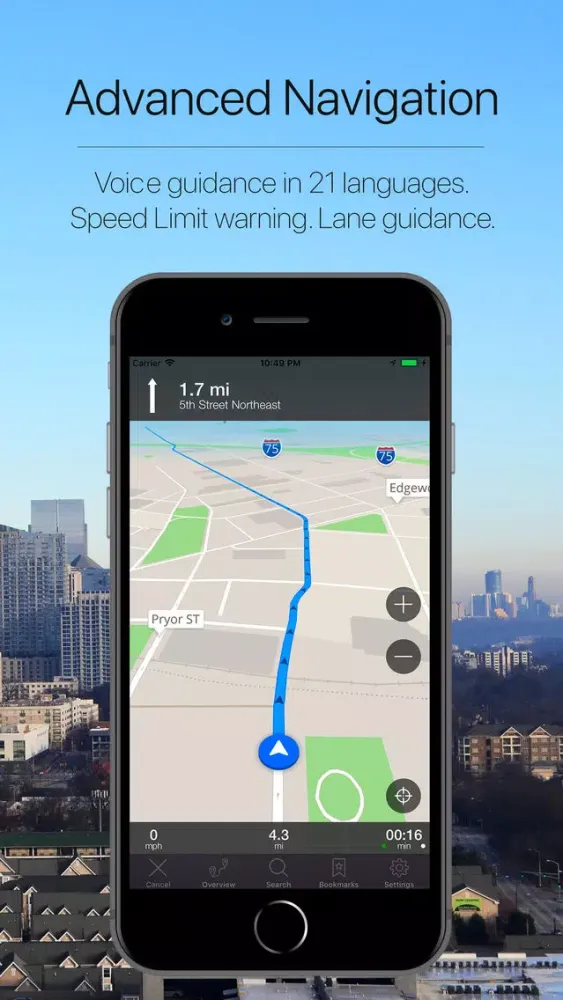 Capturas de pantalla de Georgia, US Offline Navigation