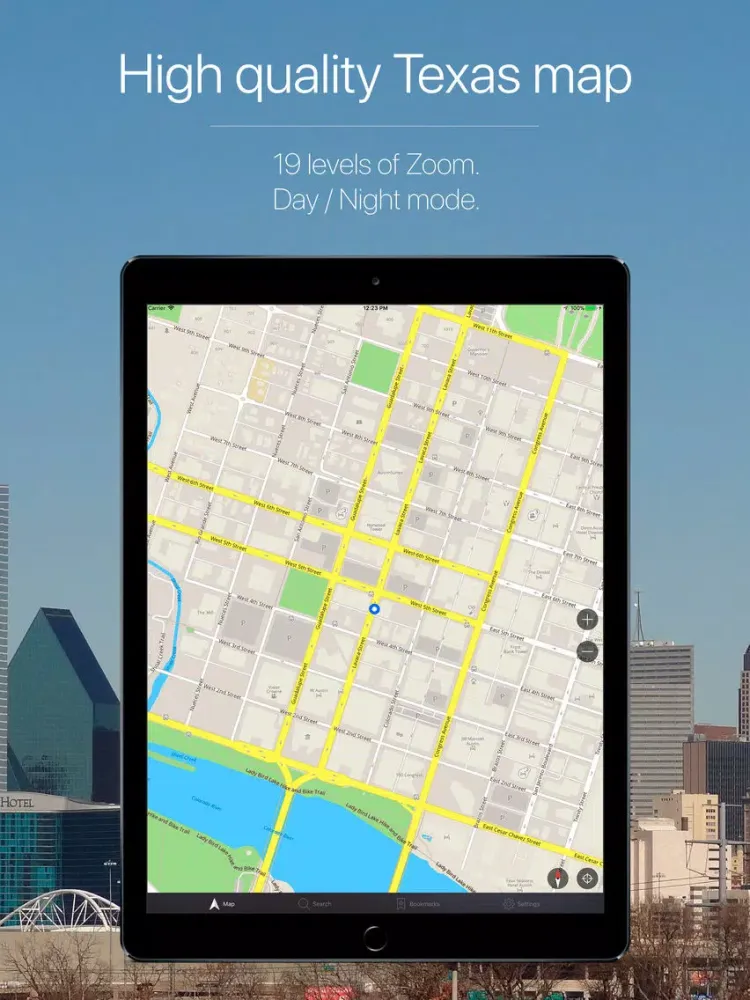 Скриншоты Texas, USA Offline Navigation iPad 