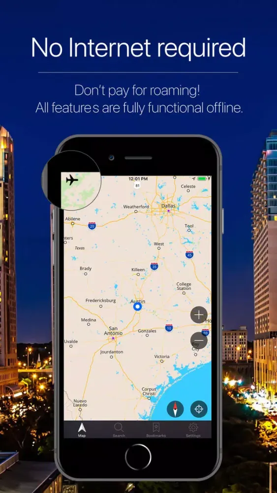 Скриншоты Texas, USA Offline Navigation