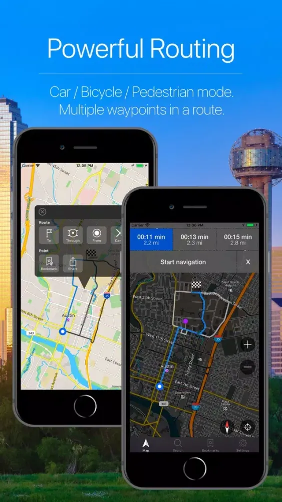 Скриншоты Texas, USA Offline Navigation
