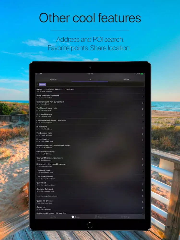 تصاویر Virginia Offline Navigation iPad 