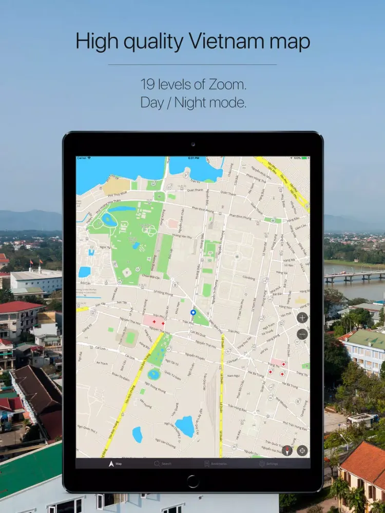 Capturas de tela do Vietnam Offline Navigation iPad 