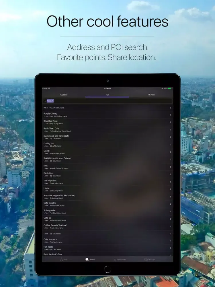 Capturas de tela do Vietnam Offline Navigation iPad 