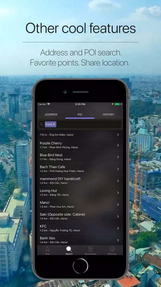 Capturas de tela do Vietnam Offline Navigation