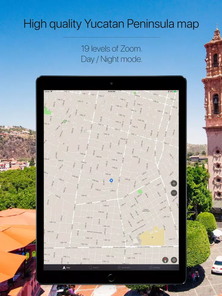 Capturas de tela do Yucatan Peninsula Navigation iPad 