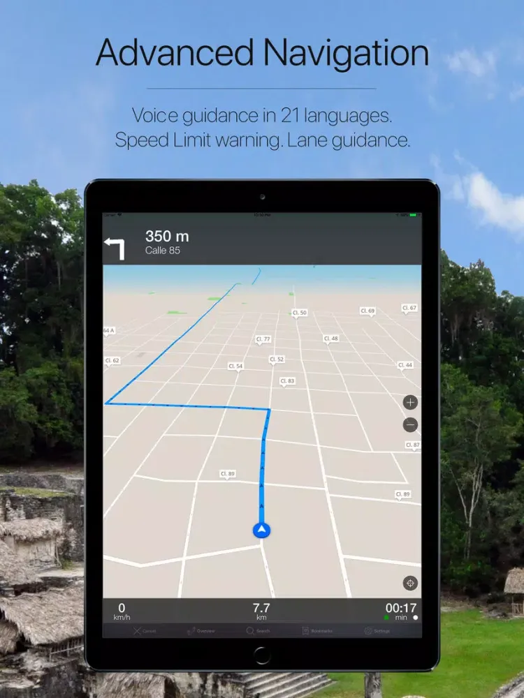 Capturas de tela do Yucatan Peninsula Navigation iPad 