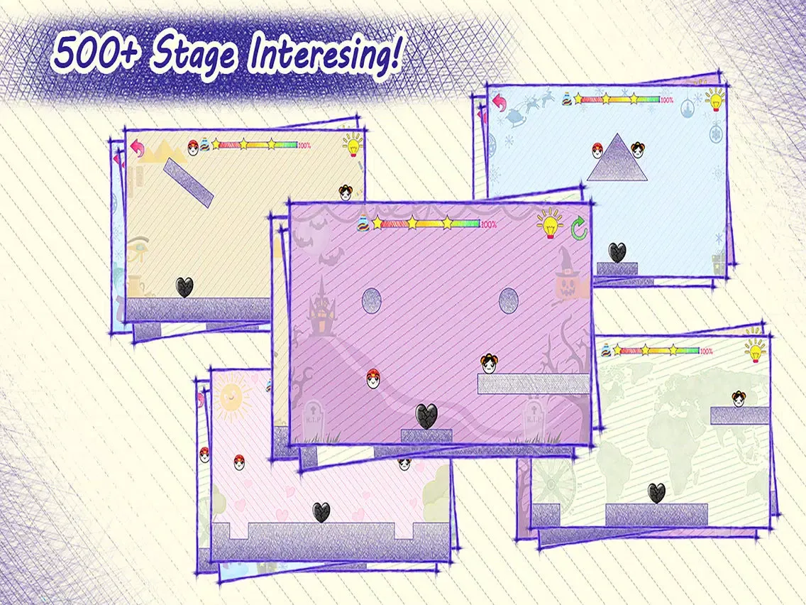 Love Story : Draw Physics Line iPad سکرین شاٹس