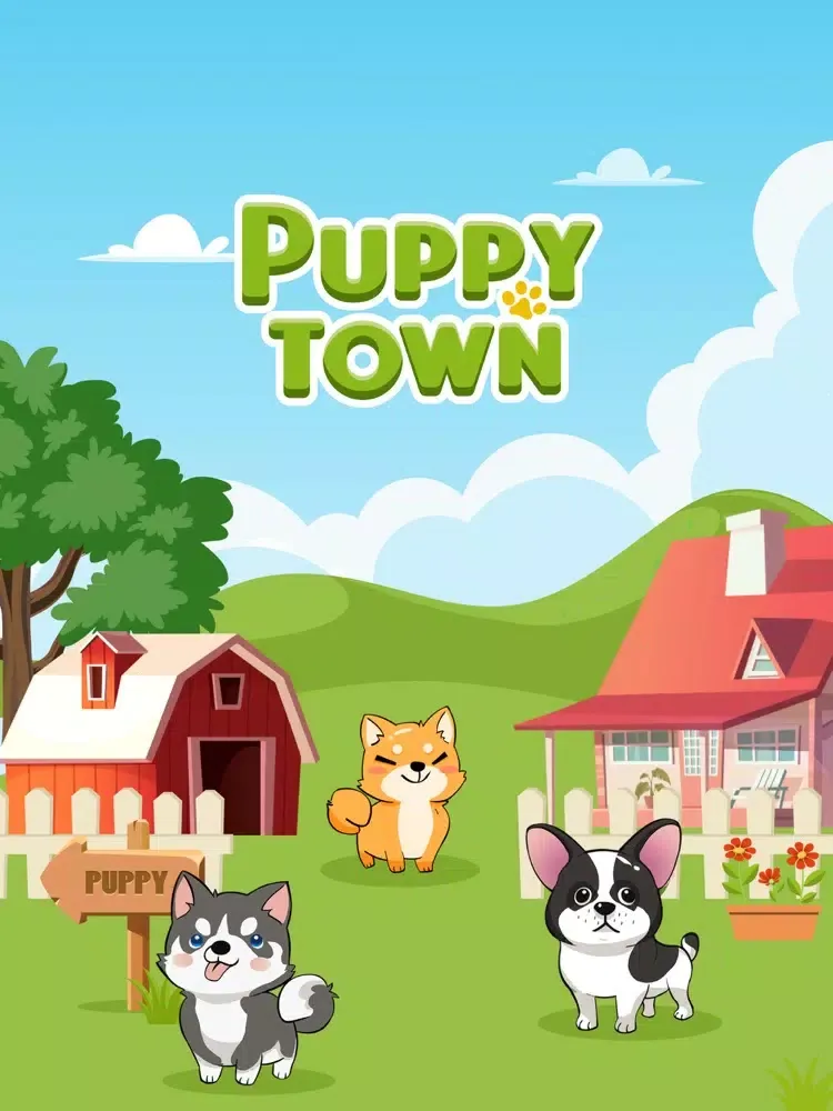 تصاویر Puppy Town - Merge & Win iPad