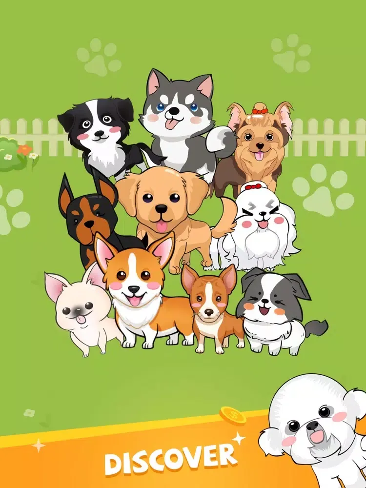 تصاویر Puppy Town - Merge & Win iPad