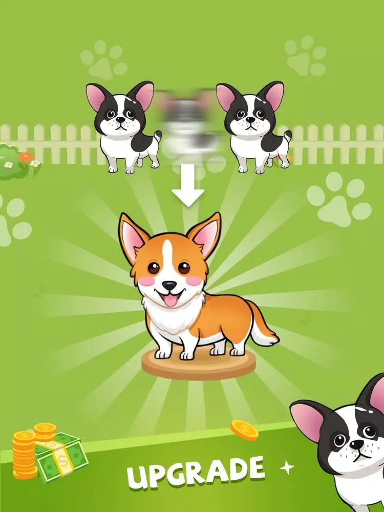 تصاویر Puppy Town - Merge & Win iPad