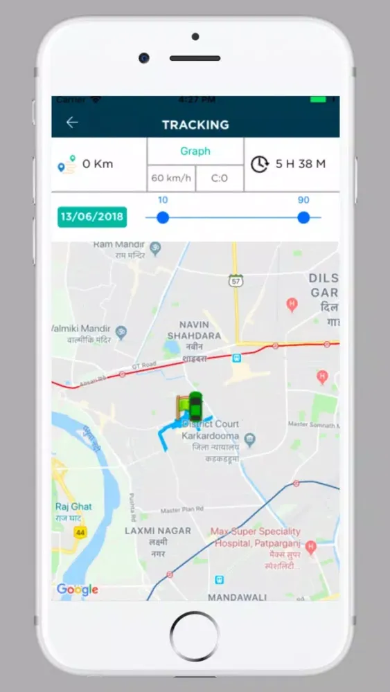 Tangkapan skrin TruckTracking2