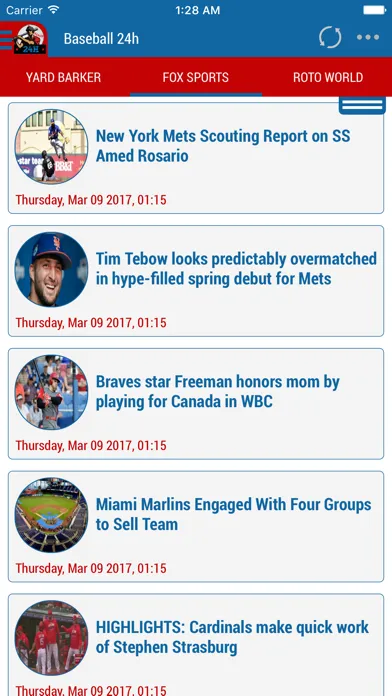 Baseball News 24h স্ক্রিনশট