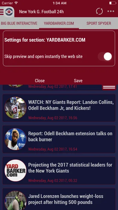 صور 24h News for New York Giants